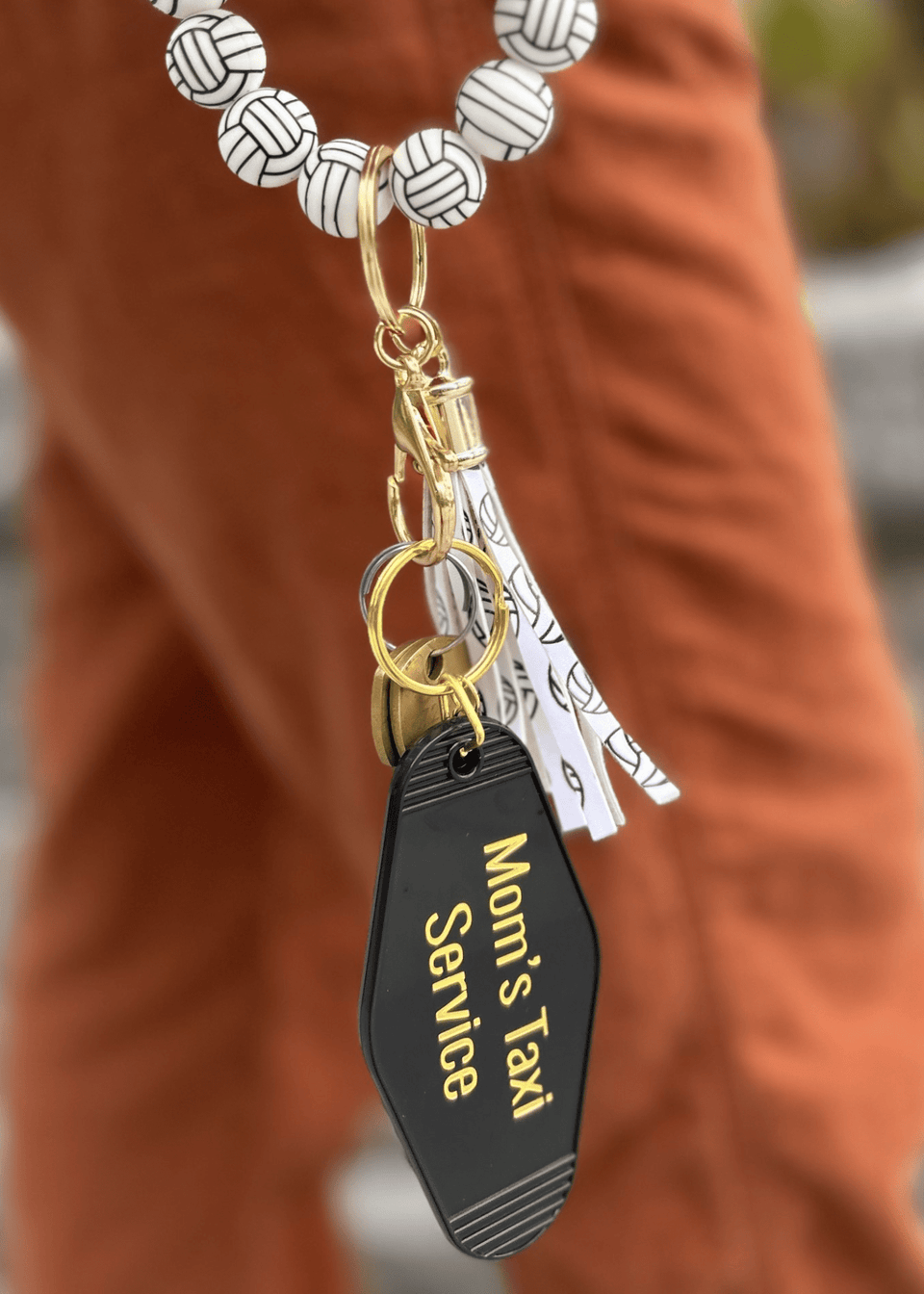 Mom Taxi Keychain